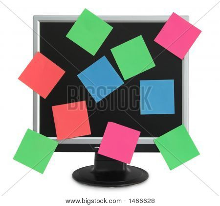 Postit i Monitor