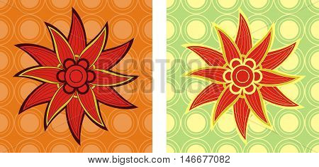 Floral pattern for wallpaper use or invitation background template