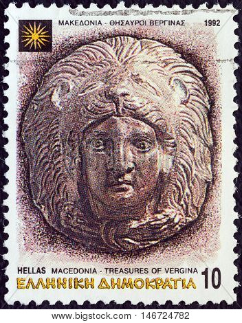 GREECE - CIRCA 1992: A stamp printed in Greece from the 