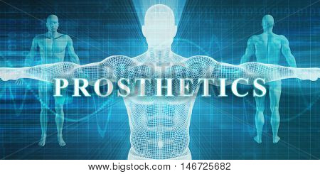 Prosthetics as a Medical Specialty Field or Department 3D Render