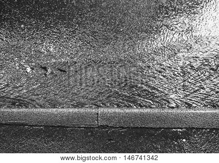 Pouring Rain Water