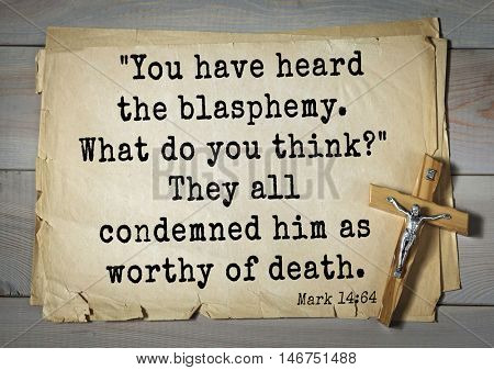 TOP-350. Bible verses from Mark.