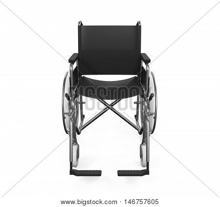 Wheelchair isolated on white background. 3D render