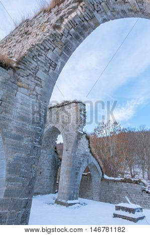 Alvastra Monastery ruins of the Cistercian oder