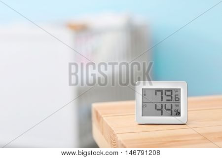 Digital temperature and humidity control in baby room