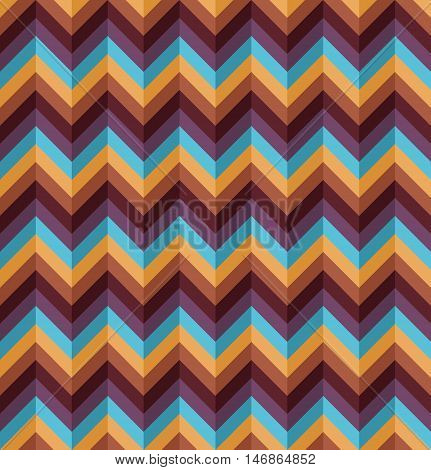 Abstract seamless geometric pattern zigzag. Vector illustration