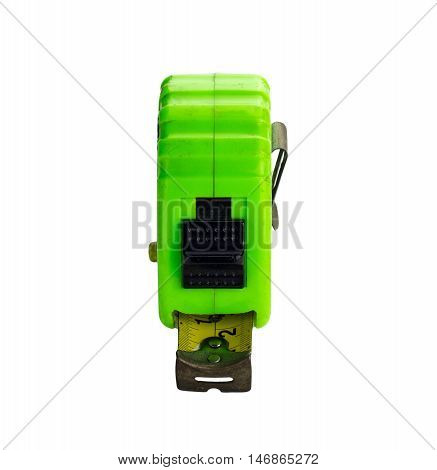 Tape Measure Isolated On The White Background.