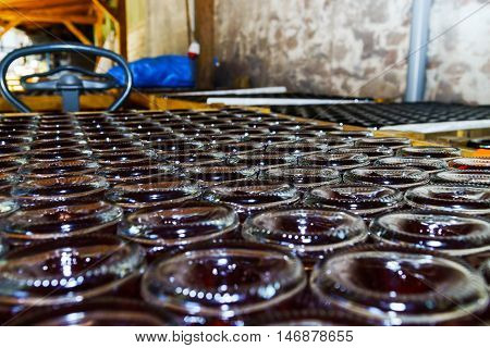 Automation Bottling Line For Produce Champagne In Alsace