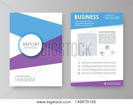 Cover design annual report,vector template brochures, flyers, presentations, leaflet, magazine a4 size