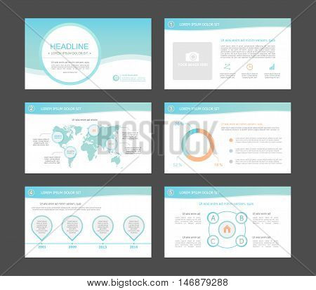 Infographic elements for presentation templates. Leaflet, Annual report, book cover design. Brochure, layout, Flyer template design.