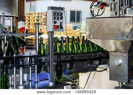 Automation Bottling Line For Produce Champagne In Alsace
