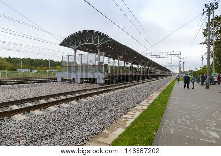 Access Roads To The Stations Of The Moscow Ring Railway.