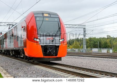 Lastochka Commuter Train. Moscow Central Circle Line.