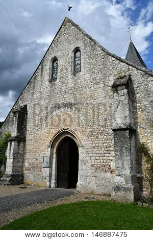 Saint Wandrille Rancon France - june 22 2016 : the Saint Michel church