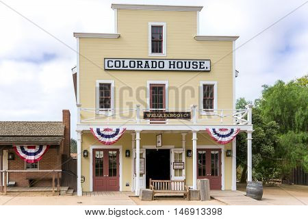 Colorado House At Old Town San Diego State Historic Park