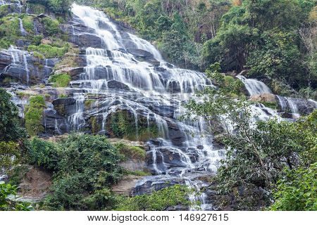 Mae Ya waterfall, Doi Inthanon national park, Chiang Mai  Thailand