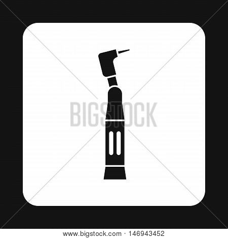 Dental drill icon in simple style isolated on white background vector illustration
