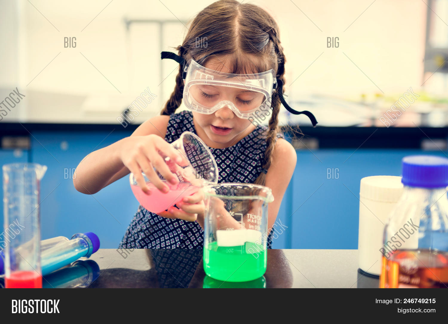 Girl Science Lab Image & Photo (Free Trial) Bigstock