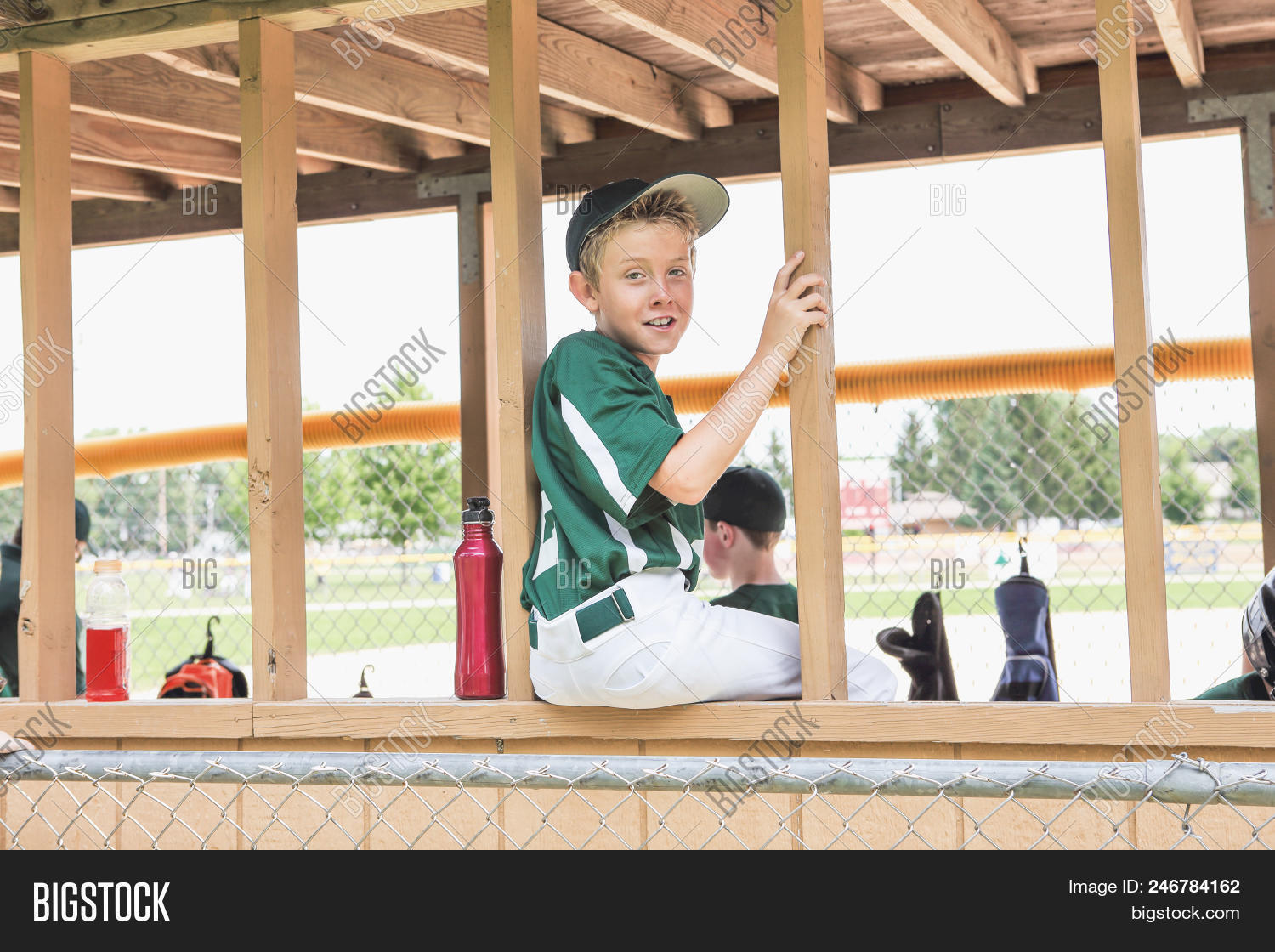 Young Boy Dugout Image & Photo (Free Trial) Bigstock