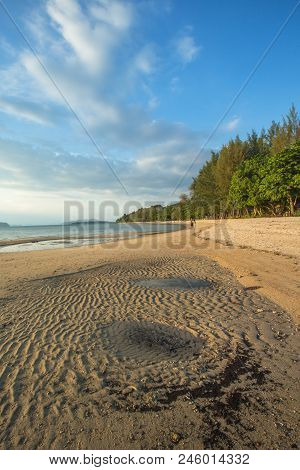 Beautiful Landscape On Tubkaek Beach, Krabi Thailand