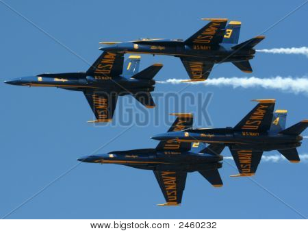 Blue Angels in-formation