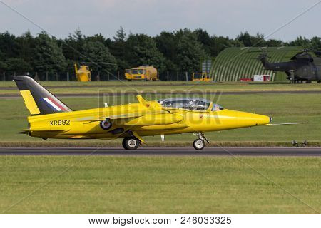 Raf Waddington, Lincolnshire, Uk - July 7, 2014: Former Royal Air Force (raf) 1950