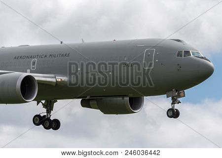 Raf Waddington, Lincolnshire, Uk - July 4, 2014: Italian Air Force (aeronautica Militare Italiana) B