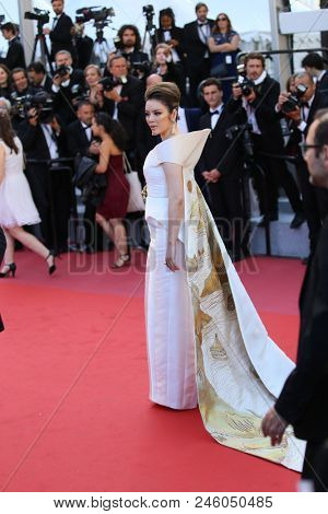  Ly Nha Ky attends the screening of'Capharnaum' during the 71st annual Cannes Film Festival at Palais des Festivals on May 17, 2018 in Cannes, France. 