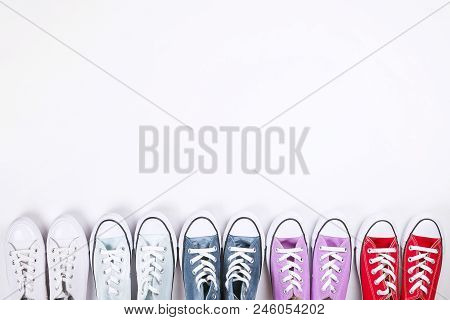 Modern Fashionable Look For Stylish Fashion Blog Lookbook. Flat Lay Of Stylish Clothing For Woman Ma
