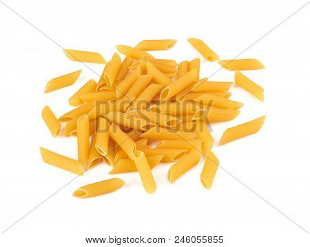 Penne Pasta Isolated On A White Background
