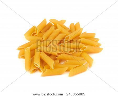 Penne Pasta Isolated On A White Background