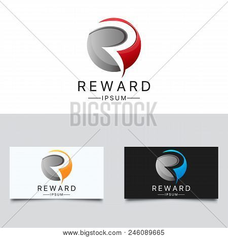 R Letter Logo. Easy To Edit, Change Size, Color And Text.