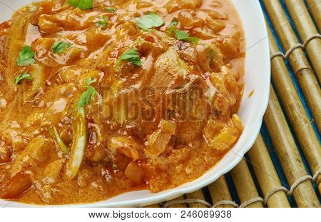 Haitian Chicken - Poulet Creole, Chicken Thighs And Drumsticks Marinated In Roasted Tomatoes.