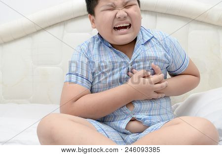 Fat Boy With Heart Attack, Pain In Chest,