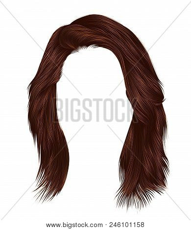 Trendy  Woman  Hairs Kare With Fringe  .red Ginger Redhead Ginger
 Colors .
 Medium Length . Beauty 