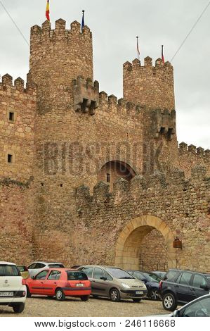 Beautiful Castle Converted In National Hostel In Siguenza Village. Architecture, Travel, Renaissance