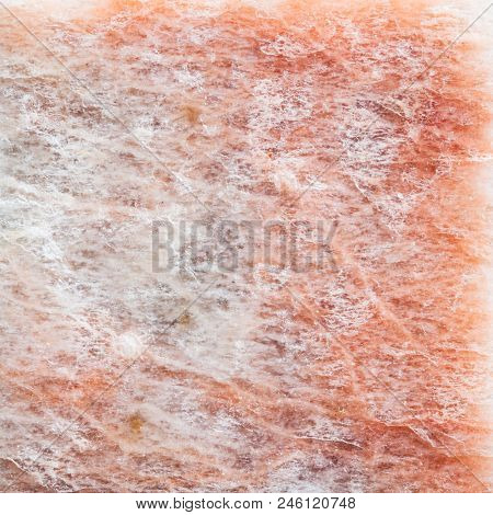 Macro Shooting Of Natural Texture Of Polished Microcline Mineral From Kola Peninsula