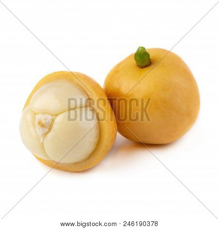 Rambeh Tropical Fruit Isolated On A White Background