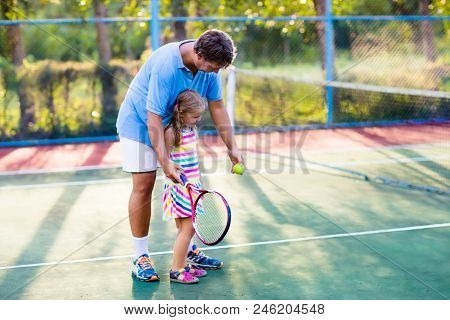 Child On Hover Board. Kids Riding Scooter In Summer Park. Balance Board For Children. Electric Self 