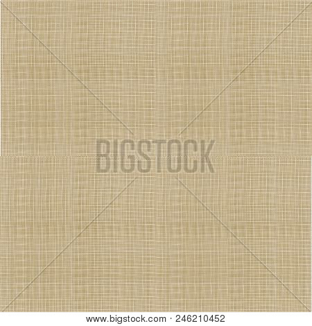 Vector Sackcloth Texture, Seamless Pattern, Background Template, Realistic Textile.