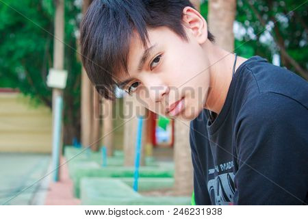 Teenage Boy In Thailand.