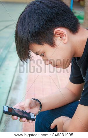 Teenage Boy In Thailand.