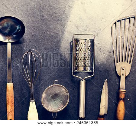 Different kind of utensil kitchenwear