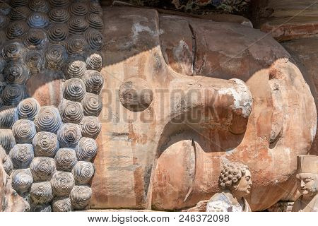 重庆大足石刻的佛像chongqing Dazu Stone Statue Of Buddha