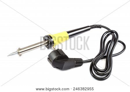 Soldering Iron Isolated On A White Background.