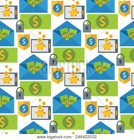 Online Payment Methods Confirmed By Bank Card Cashier Counter Workplace Vector Illustration In Flat 
