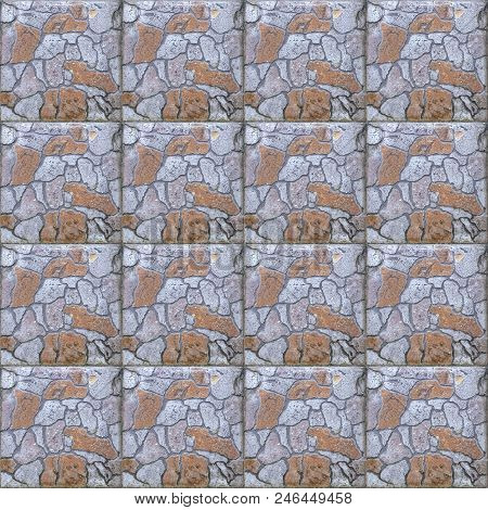 Seamless Photo Texture Of Pavement Tile From Natural Stone