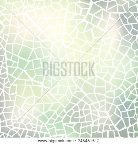 Abstract Mosaic Sheet Seamless Pattern. Geometric Tile Background. Ceramic Fragment Decorative Backd
