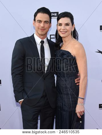 LOS ANGELES - JUN 07:  Julianna Margulies and Keith Lieberthal arrives for the AFI Lifetime Achievement Awards to George Clooney on June 07, 2018 in Hollywood, CA                