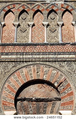 Detail dveří z mešita Cordoba